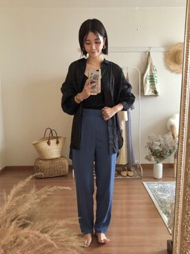 Kanakoさん（レディース・163cm）の夏コーディネート