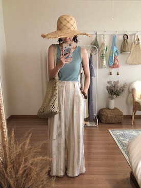 Kanakoさん（レディース・163cm）の夏コーディネート