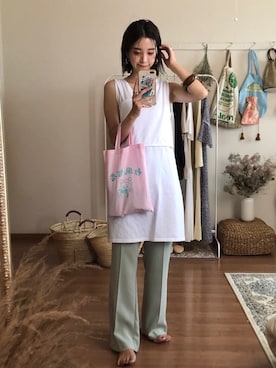 Kanakoさん（レディース・163cm）の夏コーディネート