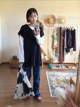 Kanakoさん（レディース・163cm）の秋コーディネート