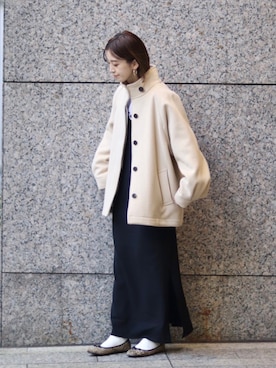 「JOINT WORKS（ジョイントワークス）のアイテム（ワンピース/ドレス）」を使った、Kanakoさん（レディース・163cm）の秋コーディネート