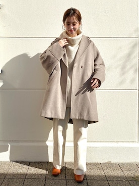 Kanakoさん（レディース・163cm）の冬コーディネート