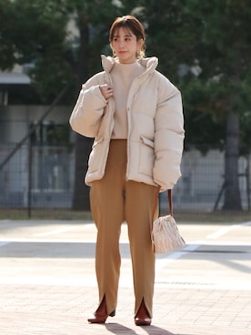 Kanakoさん（レディース・163cm）の冬コーディネート