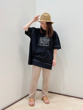 「101匹わんちゃん」｜「アイテム（帽子）」を使った、あおいちごさん（レディース・152cm）の夏コーディネート