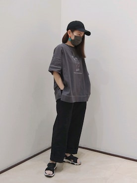 「SKECHERS（スケッチャーズ）のアイテム」を使った、あおいちごさん（レディース・152cm）の夏コーディネート