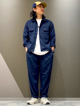 「BACK NUMBER（バックナンバー）のアイテム（キャップ）」を使った、マッスルさん（メンズ・169cm）の春コーディネート