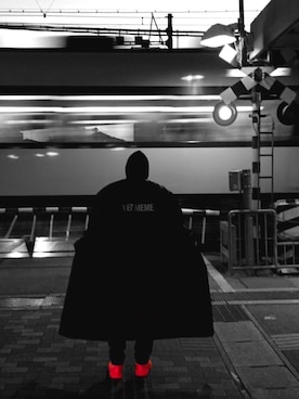 「vetements」｜「アイテム（その他アウター）」を使った、MoTTeSOLoさん（メンズ・165cm）の春コーディネート