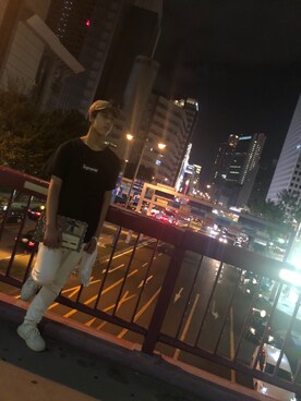 奥村 シャリーフさん（メンズ・183cm）の冬コーディネート