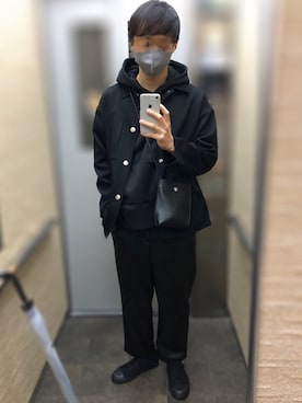 「STUDIOUS（ステュディオス）のアイテム（ブルゾン）」を使った、これしきさん（メンズ・177cm）の春コーディネート