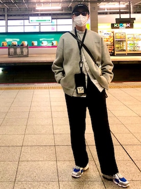 「ADER error（アーダーエラー）のアイテム（帽子）」を使った、koudainstaさん（メンズ・167cm）の秋コーディネート