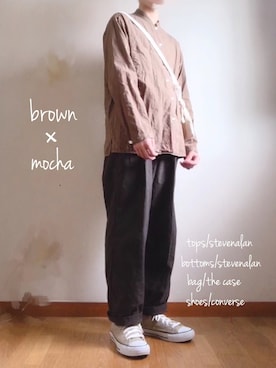 「Steven Alan（スティーブンアラン）の＜Steven Alan＞ O/DY DBY COOK SHIRT/シャツ（シャツ/ブラウス）」を使った、ゆうさん（メンズ・165cm）の秋コーディネート