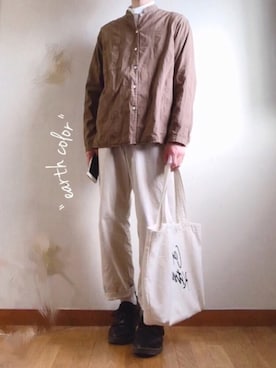 「Steven Alan（スティーブンアラン）の＜Steven Alan＞ O/DY DBY COOK SHIRT/シャツ（シャツ/ブラウス）」を使った、ゆうさん（メンズ・165cm）の秋コーディネート