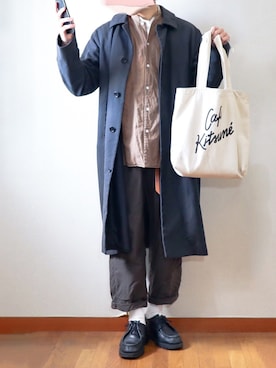 「Steven Alan（スティーブンアラン）の＜Steven Alan＞ O/DY DBY COOK SHIRT/シャツ（シャツ/ブラウス）」を使った、ゆうさん（メンズ・165cm）の春コーディネート