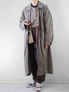 スティーブンアラン NYLON SPRING BAL COLLAR COAT Steven Alan（スティーブンアラン）の「＜Steven Alan＞ NYLON