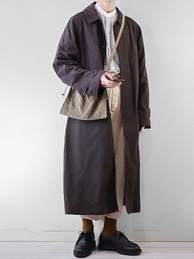 Steven Alan＞ NYLON BAL COLLAR COAT-BOLD/コートを使った人気