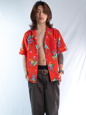 「R&Mstore」｜MARTINさん（メンズ・177cm）の春コーディネート