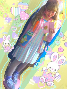「easter」｜♡URARA♡さん（レディース・160cm）の春コーディネート