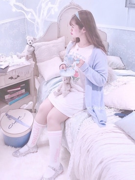 「merry jenny（メリージェニー）のアイテム（バレエシューズ）」を使った、菜々子さん（レディース・158cm）の春コーディネート