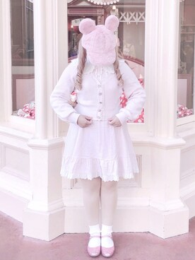 カーディガン ボレロ ピンク系 を使った 量産型ヲタク の人気ファッションコーディネート Wear