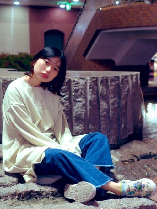 究万 くま しまむらのワンピース ドレスを使ったコーディネート Wear