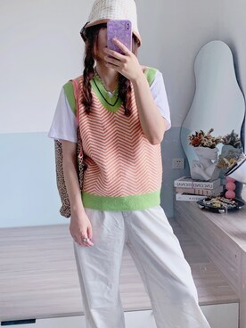 「other.（アザー）のアイテム」を使った、Oh！Reneeさん（レディース・164cm）の夏コーディネート