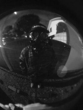 「Back Channel（バックチャンネル）のアイテム（ナイロンジャケット）」を使った、インスタ映えしないマンさん（メンズ・50cm）の冬コーディネート