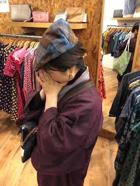 「abcd（ナシ）のアイテム（帽子）」を使った、はるさん（レディース・150cm）の夏コーディネート