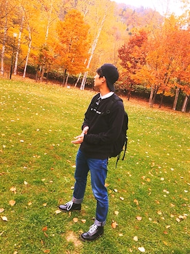 UTさん（メンズ・180cm）の秋コーディネート