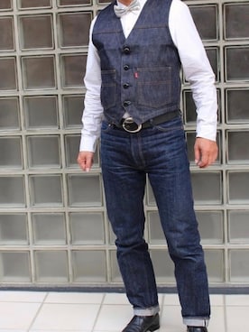 「GEORGE COX（ジョージコックス）のアイテム」を使った、taromoritaさん（メンズ・172cm）の春コーディネート