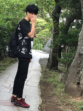 「アイテム（バングル/リストバンド）」を使った、S.Hirokiさん（メンズ・178cm・20代）の秋コーディネート