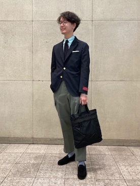「green label relaxing（グリーンレーベルリラクシング）のアイテム（財布/小物）」を使った、ua80491krさん（メンズ・178cm）の冬コーディネート
