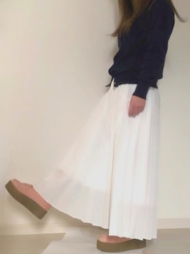 「平成最後のWEARISTAセンバツ」｜「アイテム（スカート）」を使った、Rihoさん（レディース・147cm）の春コーディネート