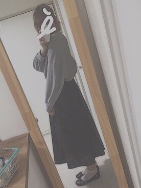 「niko and...（ニコアンド）のメンテンBIGBIG Ｔシャツ【niko and ...】（Tシャツ/カットソー）」を使った、いはるさん（レディース・157cm）の夏コーディネート