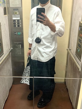 「Y's（ワイズ）のアイテム（アクセサリー）」を使った、やまんさん（メンズ・167cm）の夏コーディネート