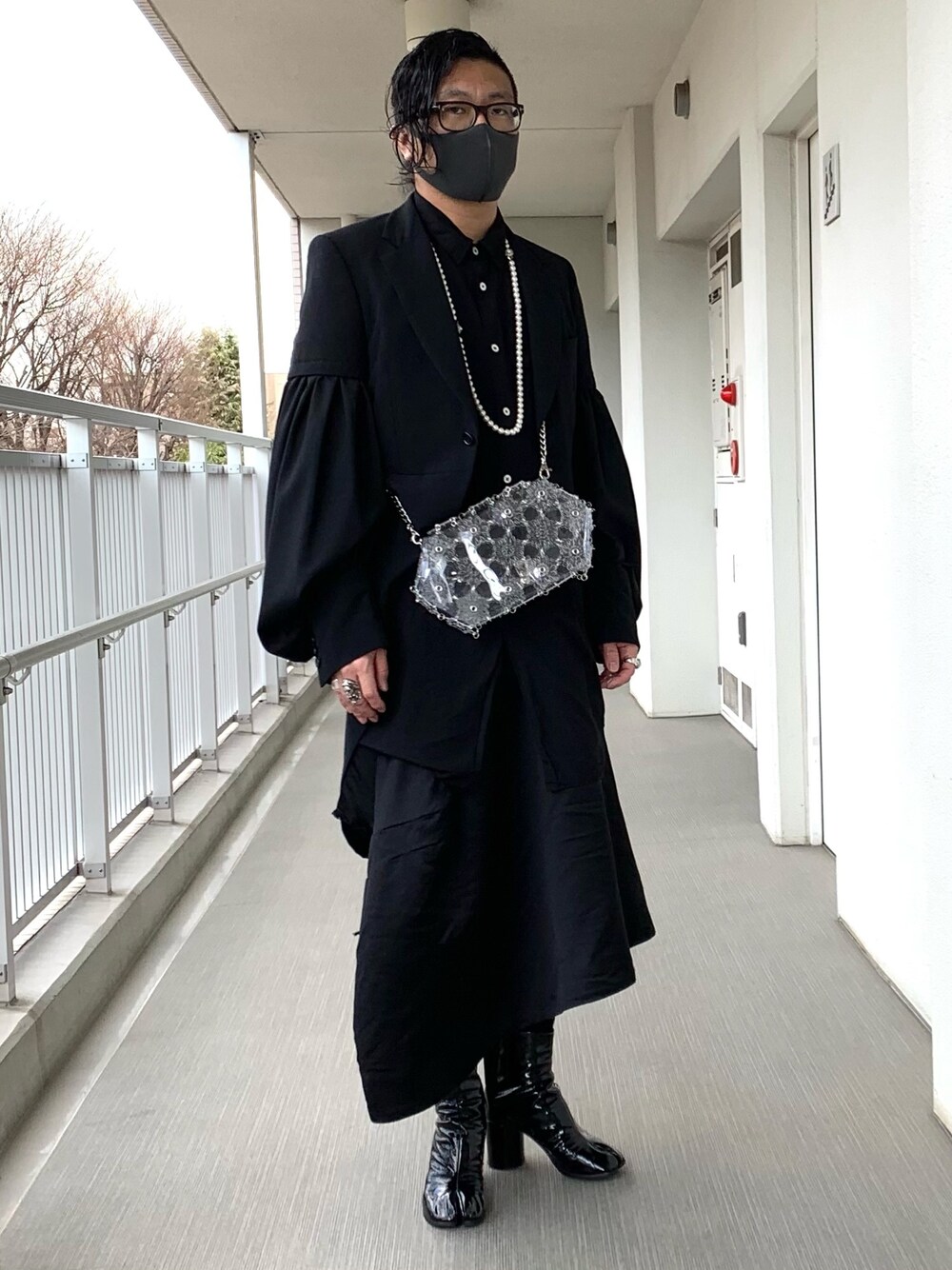 noir kei ninomiyaのバッグを使った人気ファッションコーディネート 