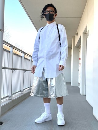 BLACK COMME des GARCONSのサスペンダーを使った人気ファッション