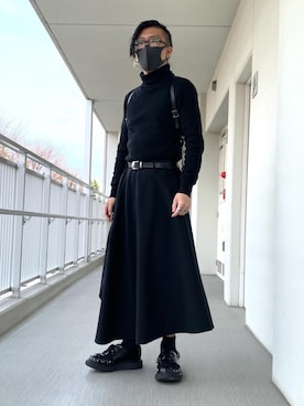 comme des garcons homme plus 09aw 巻きスカート 名作COMME des GARCONS homme plusポリ縮絨巻きスカート - メルカリ