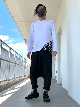 「ブラックコムデギャルソン」｜やまんさん（メンズ・167cm）の春コーディネート