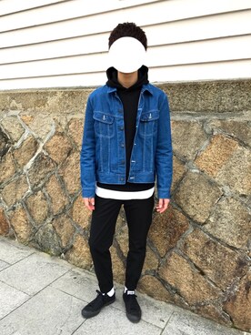 「pointのアイテム（トップス）」を使った、とっぷさん（メンズ・178cm）の春コーディネート