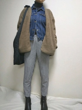 「長身」｜175cmさん（レディース・175cm）の冬コーディネート