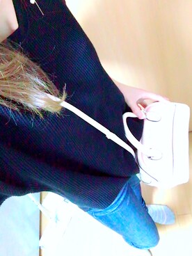 「GRL（グレイル）のアイテム（ピアス（両耳用））」を使った、mmmmiさん（レディース・157cm）の秋コーディネート