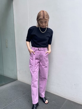 「Hanes」｜「アイテム（その他）」を使った、ｙｕｚｕｋｉさん（レディース・163cm）の春コーディネート