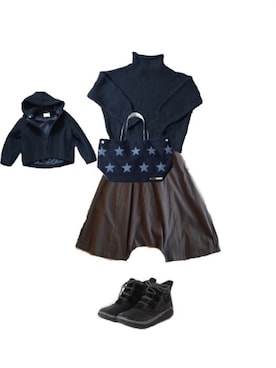 「BITTOKO（ビットコ）のアイテム（パンツ）」を使った、uuy akirさん（レディース・150cm）の冬コーディネート