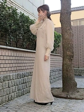 「LILY BROWN（リリーブラウン）のアイテム（オールインワン・サロペット）」を使った、natsuさん（レディース・158cm）の秋コーディネート