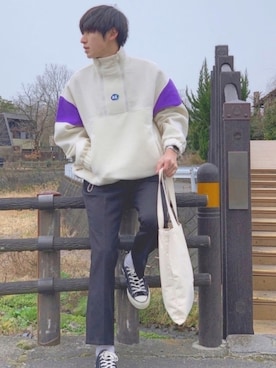 「ADER error（アーダーエラー）のアイテム（ジャケット/アウター）」を使った、あきとさん（メンズ・174cm）の冬コーディネート