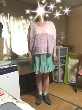 「mooi（モーイ）のアイテム」を使った、megupeeさん（レディース・152cm）の夏コーディネート