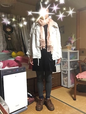「iiMK（アイアイエムケー）のアイテム」を使った、megupeeさん（レディース・152cm）の冬コーディネート