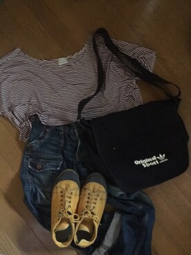 「BRAPPERS（ブラッパーズ）のアイテム」を使った、megupeeさん（レディース・152cm）の秋コーディネート