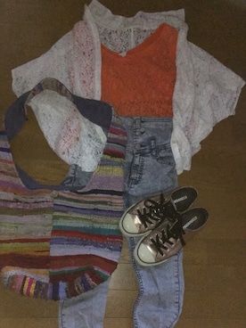 「on the couch（オンザカウチ）のアイテム」を使った、megupeeさん（レディース・152cm）の秋コーディネート