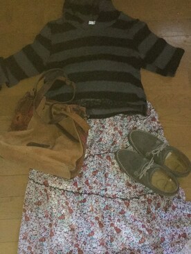 「mooi（モーイ）のアイテム」を使った、megupeeさん（レディース・152cm）の秋コーディネート